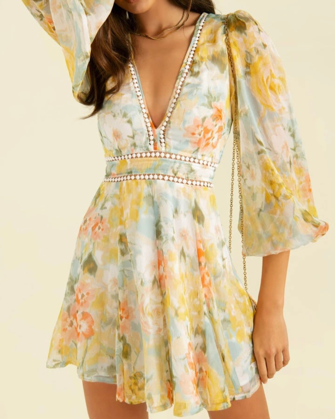 Clothes and You Bloom Dress in Yellow