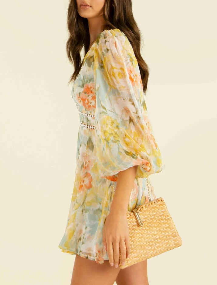 Clothes and You Bloom Dress in Yellow