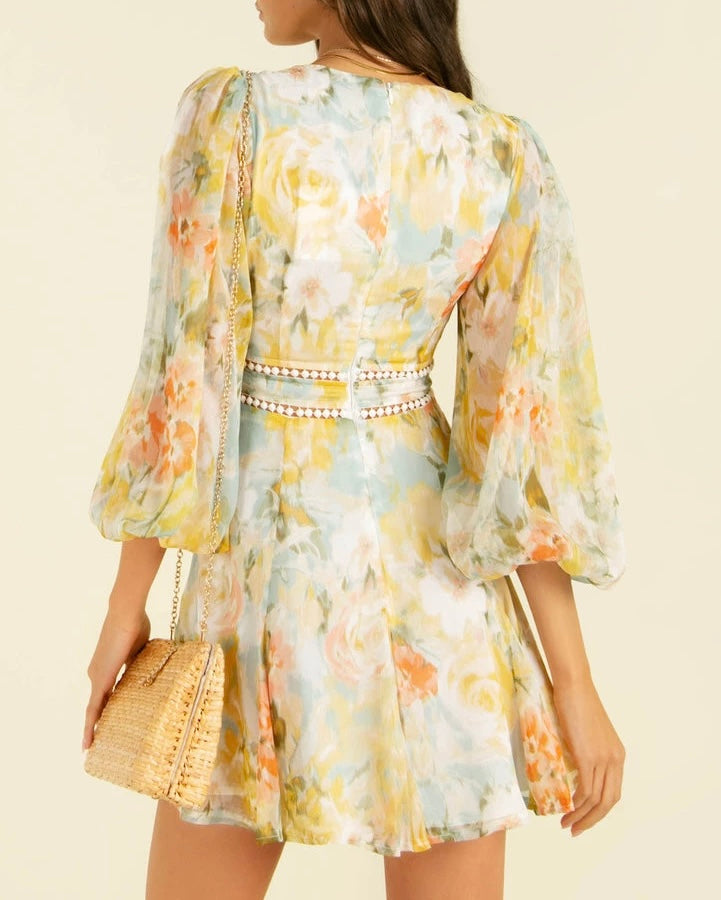 Clothes and You Bloom Dress in Yellow